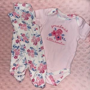 Grandma’s little sweetie baby set
